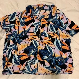 Boxy Tropical Croptop